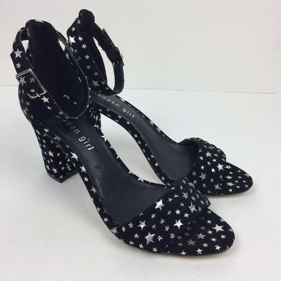 Madden girl brrenna star block heel sandal size 8 - Picture 3 of 8